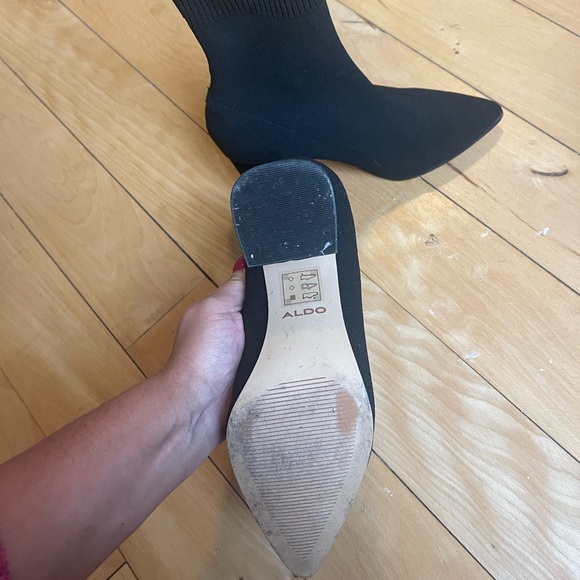 ALDO | Black Aldo Sock Bootie - Picture 5 of 7